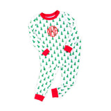 Christmas Tree White Pajamas