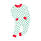 Christmas Tree White Pajamas