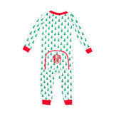 Christmas Tree White Zip Sleeper