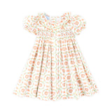Wild Turkey Smocked Beth Dress