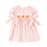 Turkey Smocked Pink Floral Beverly Dress
