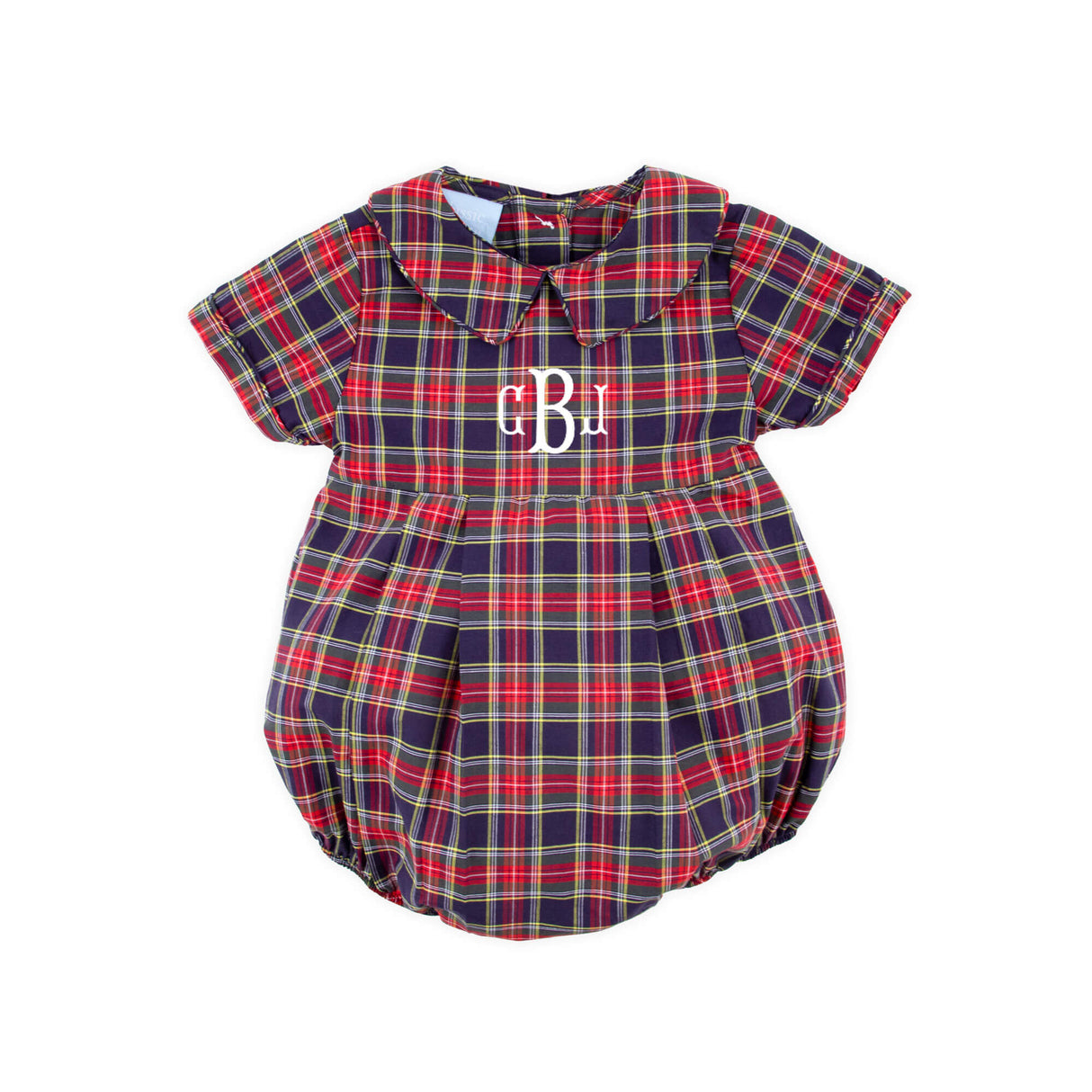 St. Louis Plaid Red Plaid Collared Bubble