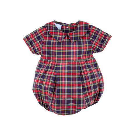 St. Louis Plaid Red Plaid Collared Bubble