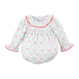 Candy Cane Ruffle Collared Bubble