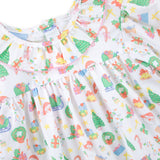 Christmas Spirit Ruffle Collared Bubble
