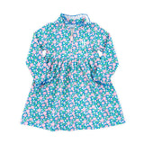 Floral Half Zip Dress