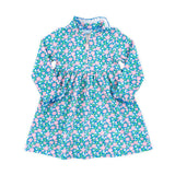 Floral Half Zip Dress
