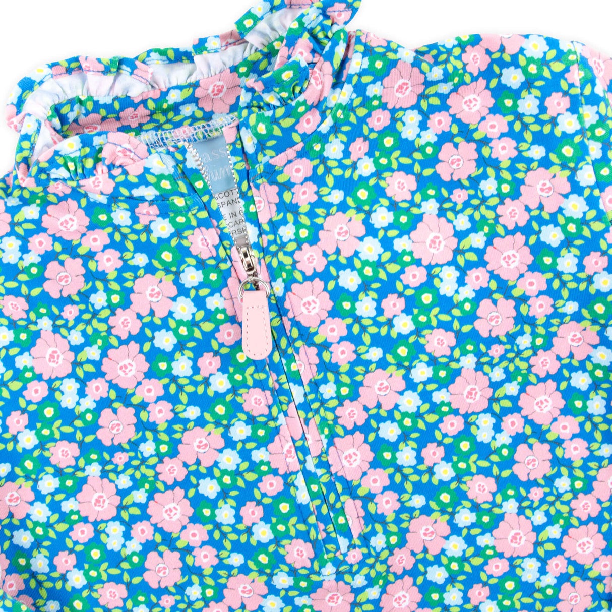 Floral Half Zip Pullover