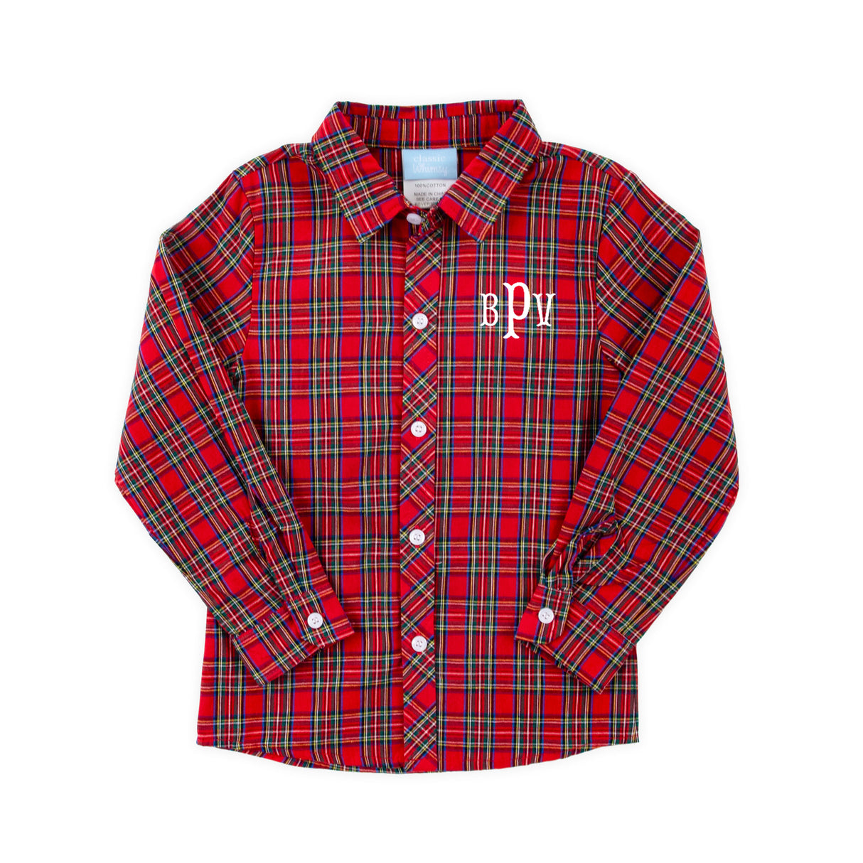 Westmount Plaid Red Button Down Shirt