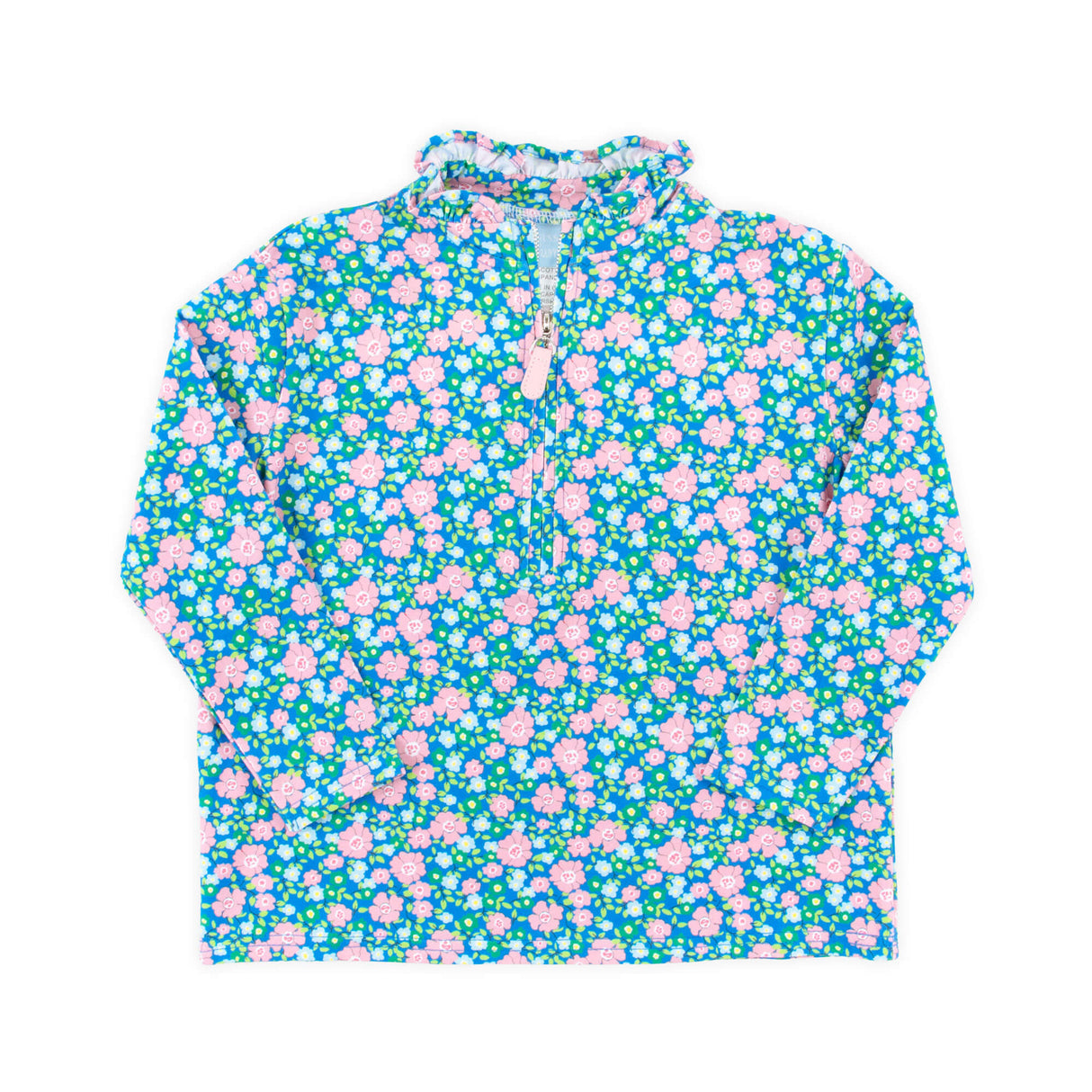Floral Half Zip Pullover