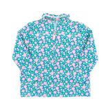 Floral Half Zip Pullover