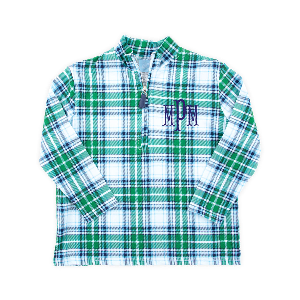 Campbell Plaid Half Zip Pullover