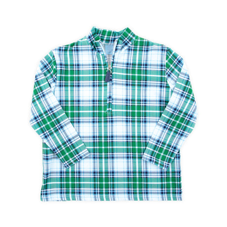 Campbell Plaid Half Zip Pullover
