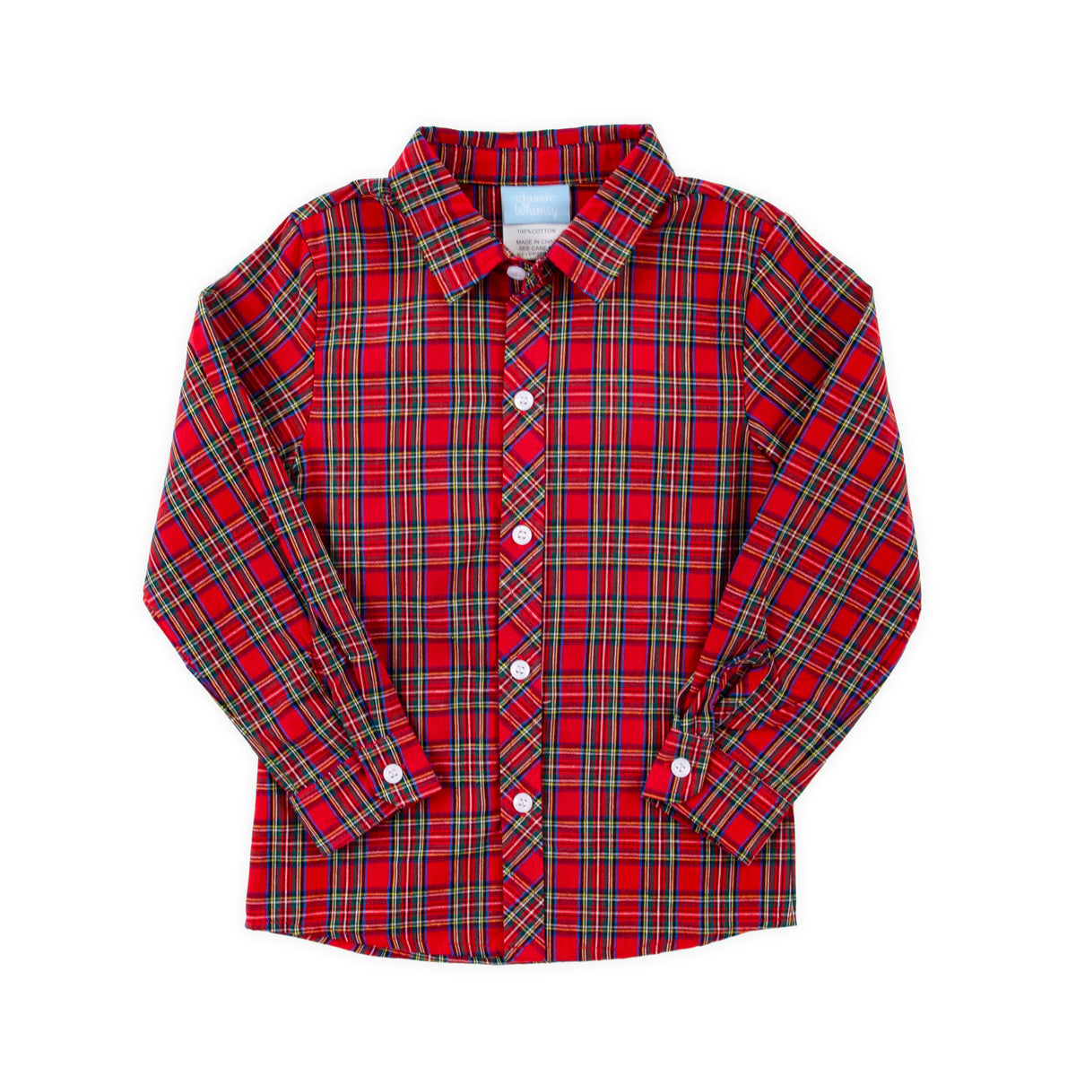 Westmount Plaid Red Button Down Shirt