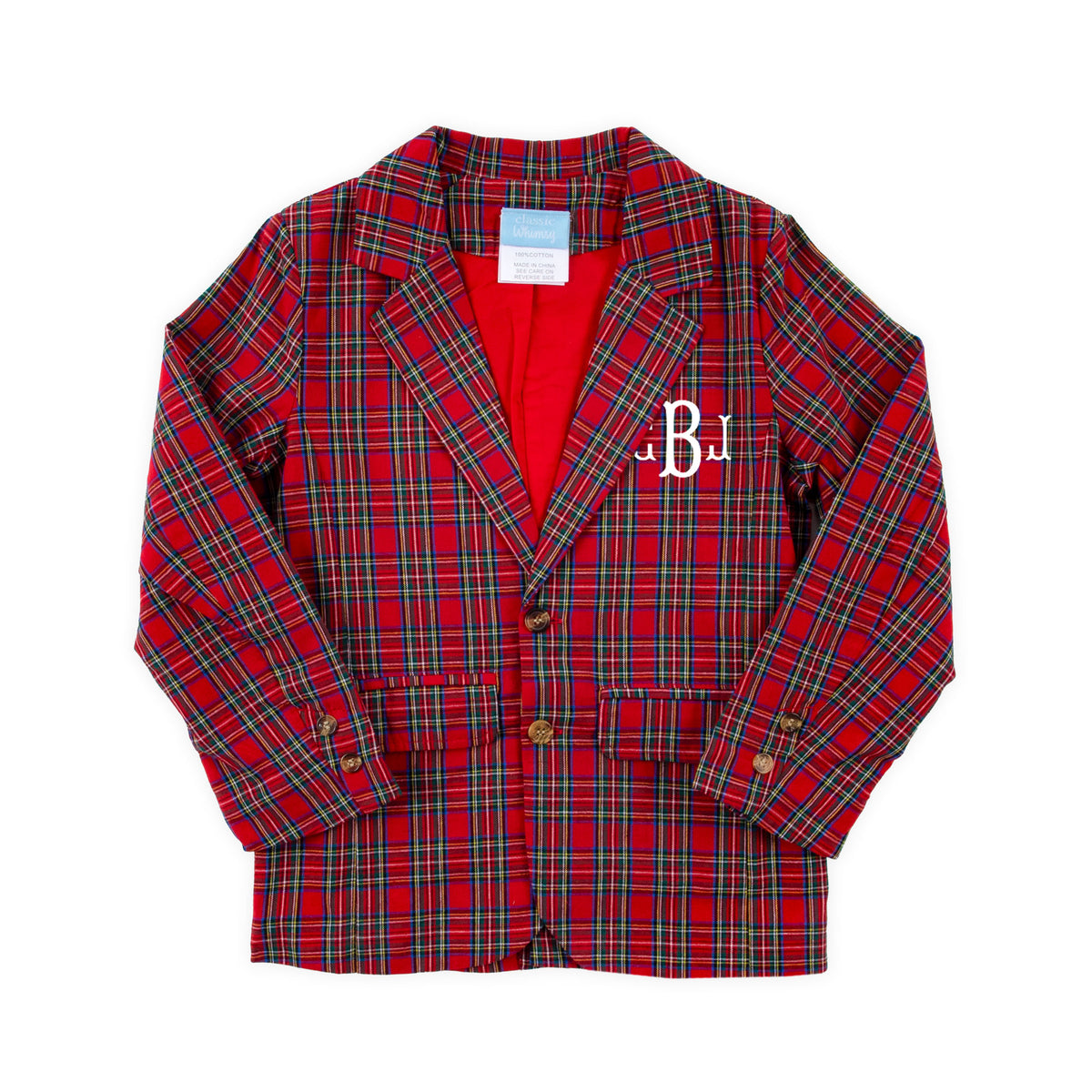 Westmount Plaid Red Suit Jacket