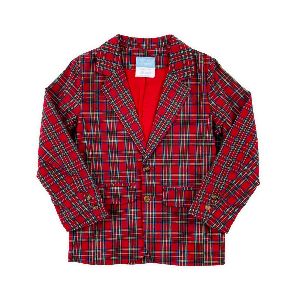 Westmount Plaid Red Suit Jacket