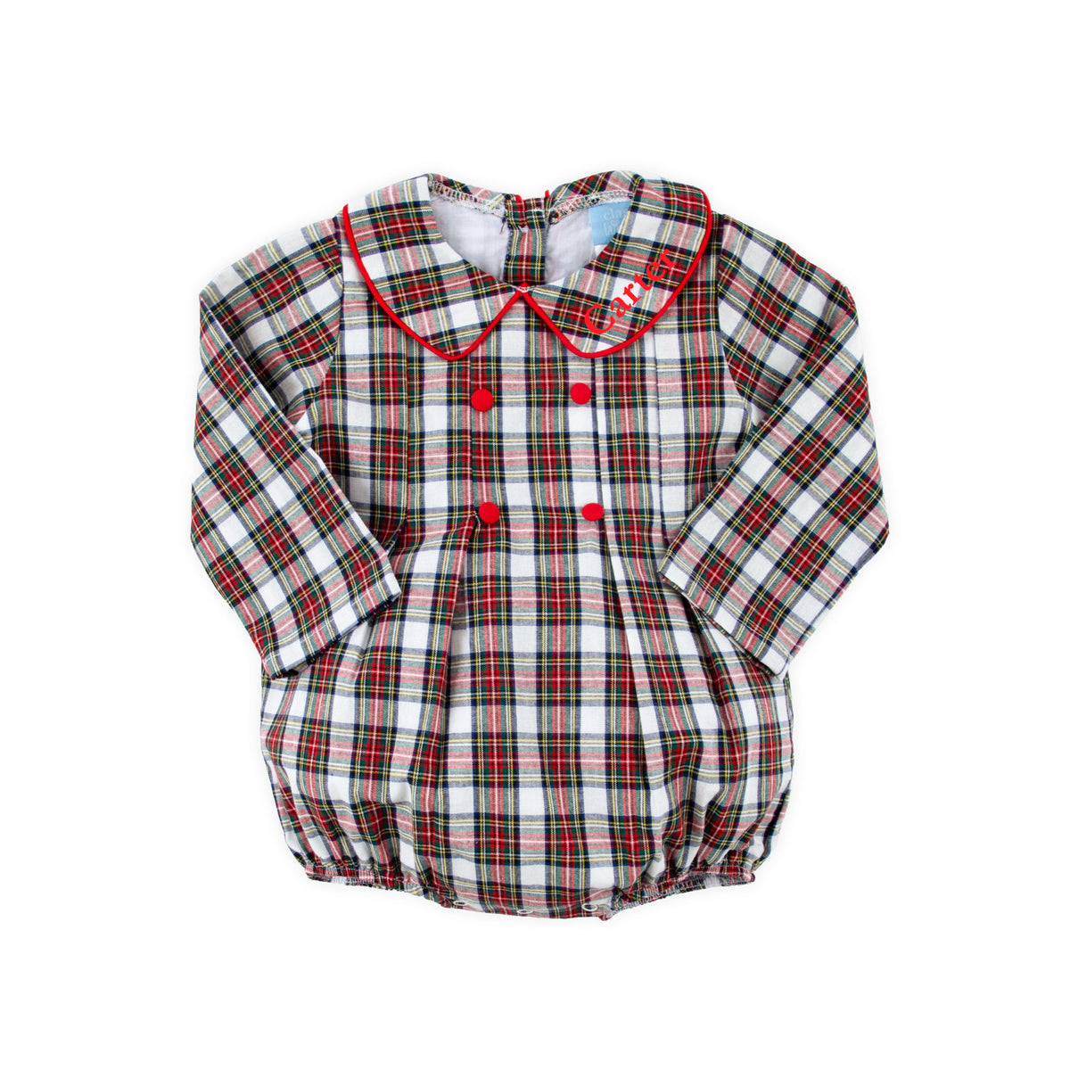 Ferris Plaid Collared Bubble