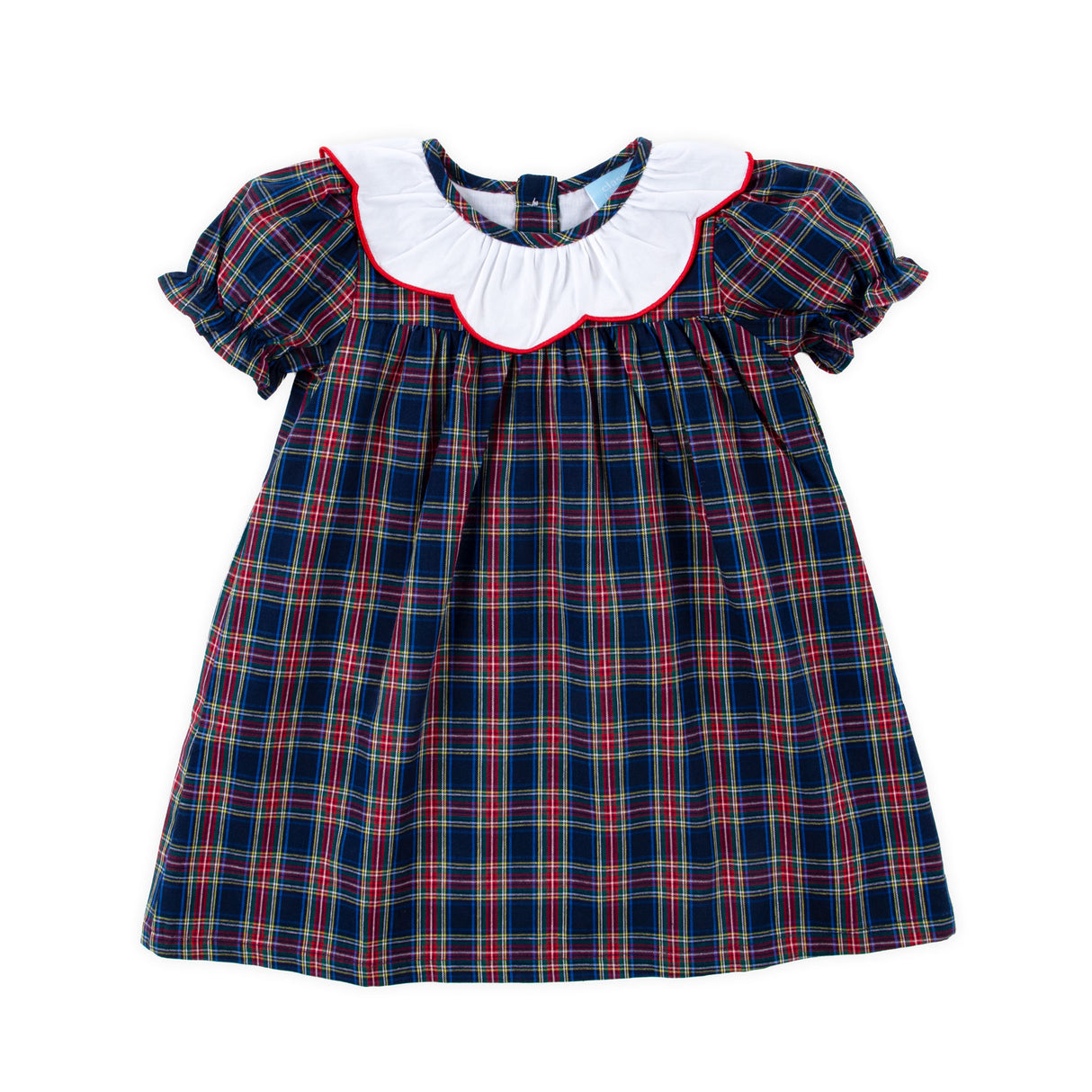 Dunbar Plaid Royal Quinn Dress