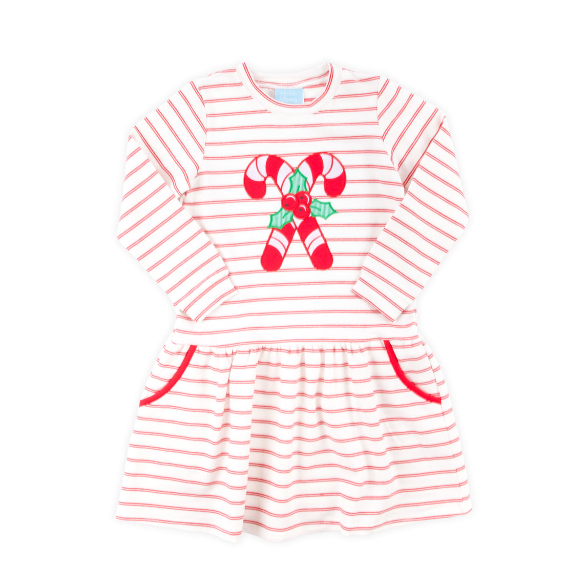 Candy Cane Red Stripe Izzy Dress