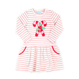Candy Cane Red Stripe Izzy Dress