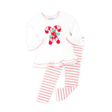Candy Cane Red Stripe Milly Legging Set
