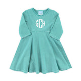 Green Stripe Sophia Dress