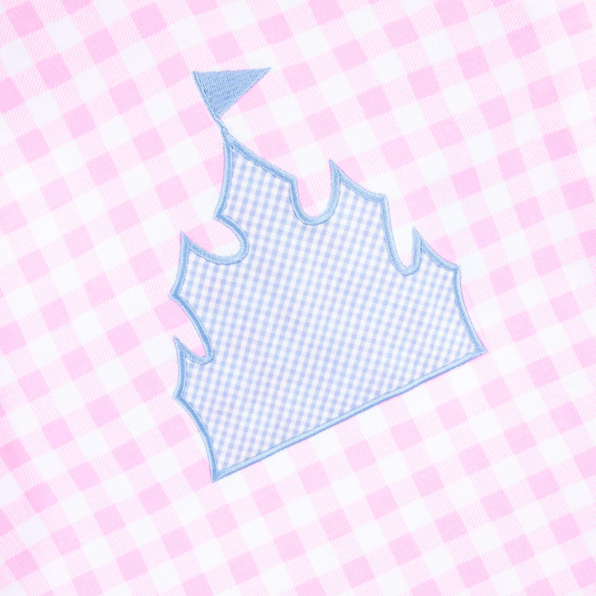 Castle Pink Gingham Bloomer Set