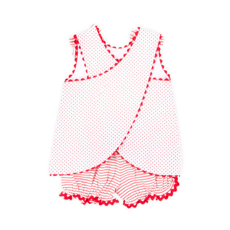 Mouse Ears Red Polka Dot Bloomer Set