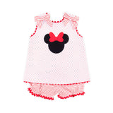 Mouse Ears Red Polka Dot Bloomer Set