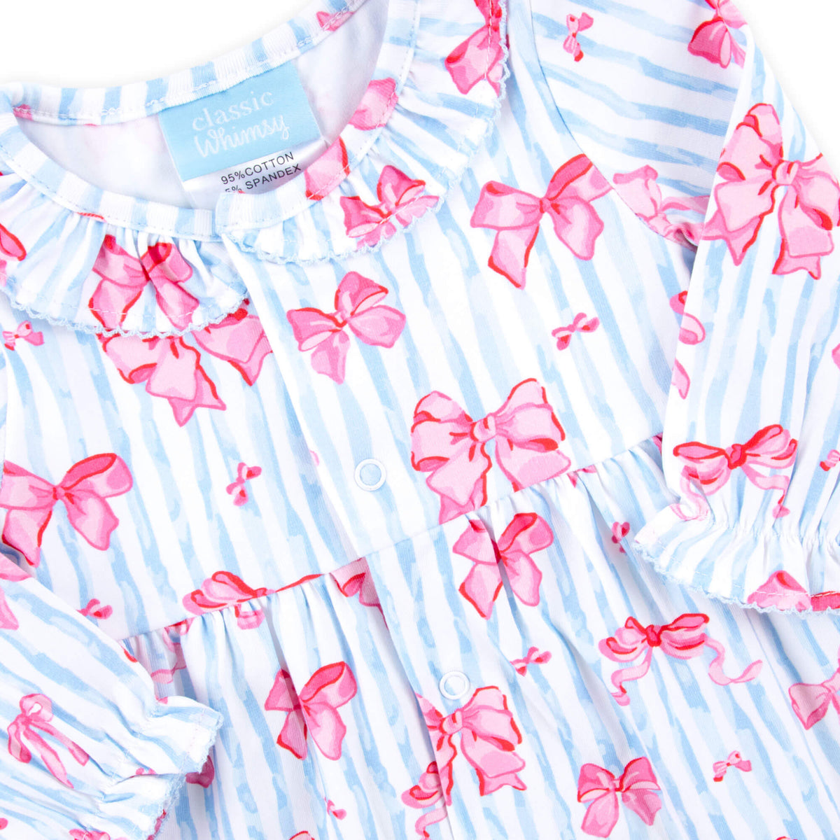 Bow Beauty Ruffle Sleeper