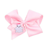 Ghost Embroidered Moonstitch Hair Bow