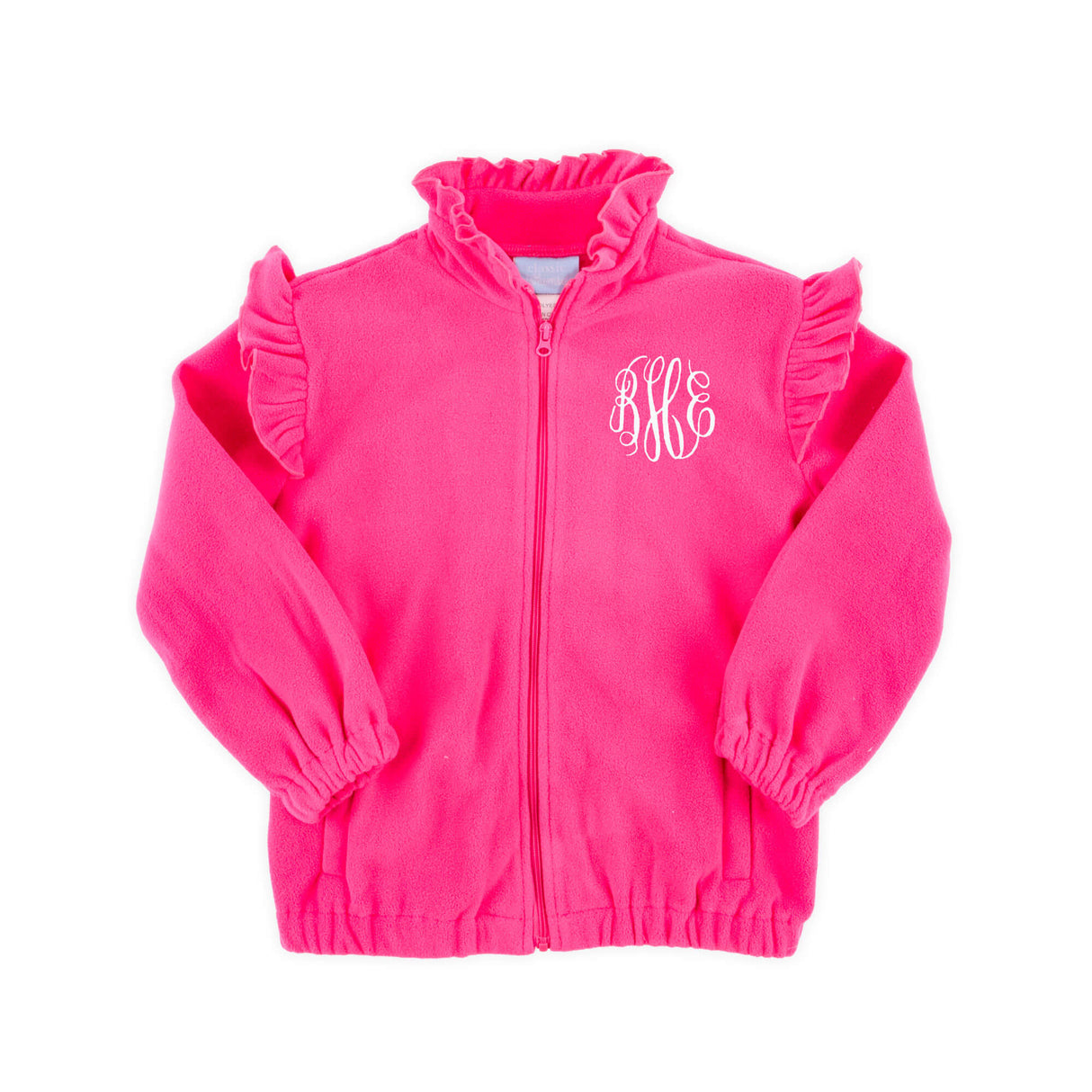 Pink Ruffle Fleece Jacket