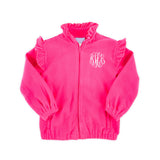 Pink Ruffle Fleece Jacket