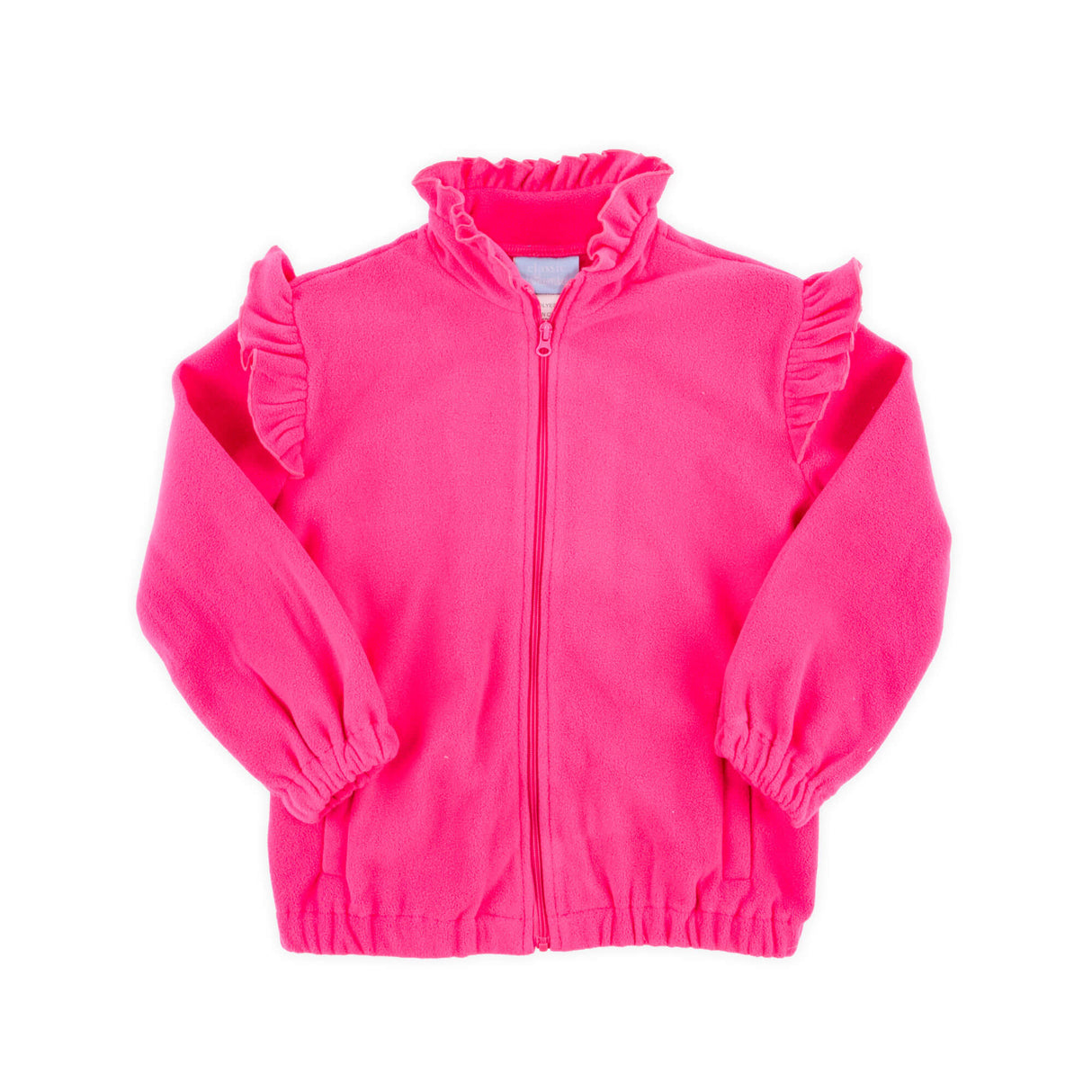 Pink Ruffle Fleece Jacket