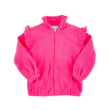 Pink Ruffle Fleece Jacket