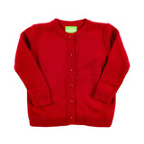 Button Up Sweater Red