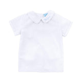 Boys White Short Sleeve Undershirt