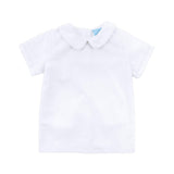 Boys White Short Sleeve Undershirt