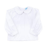 Girls Long Sleeve Undershirt White