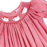 Santa's Favorite Smocked Bishop Dress