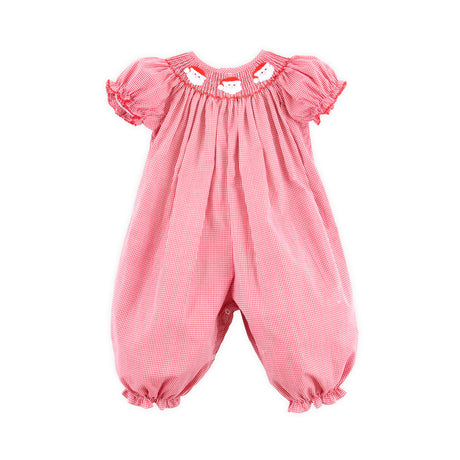 Santa's Favorite Smocked Long Bubble