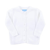 Button Up Sweater White