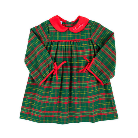 Christmas Green Plaid Lillian Dress