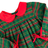 Christmas Green Plaid Lillian Bloomer Set