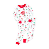 Vintage Santa White Pajamas