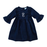 Navy Corduroy Olivia Dress