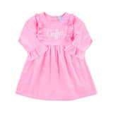 Pink Corduroy Olivia Dress