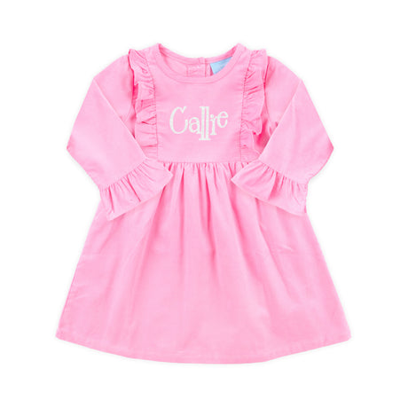 Pink Corduroy Olivia Dress