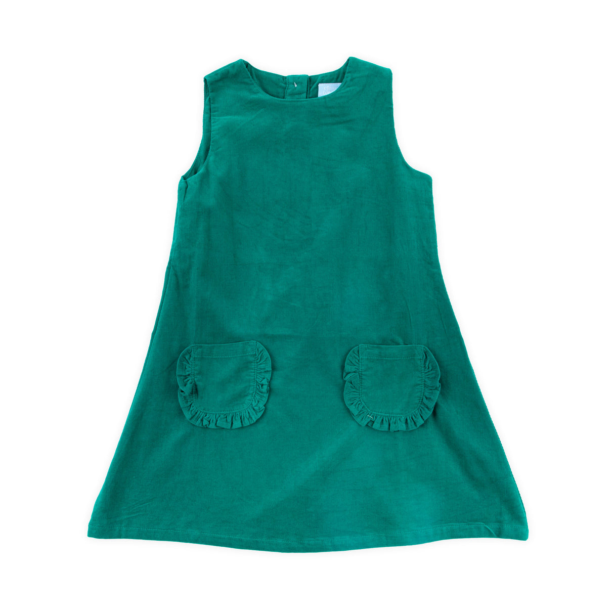Green Corduroy Graycen Jumper Dress
