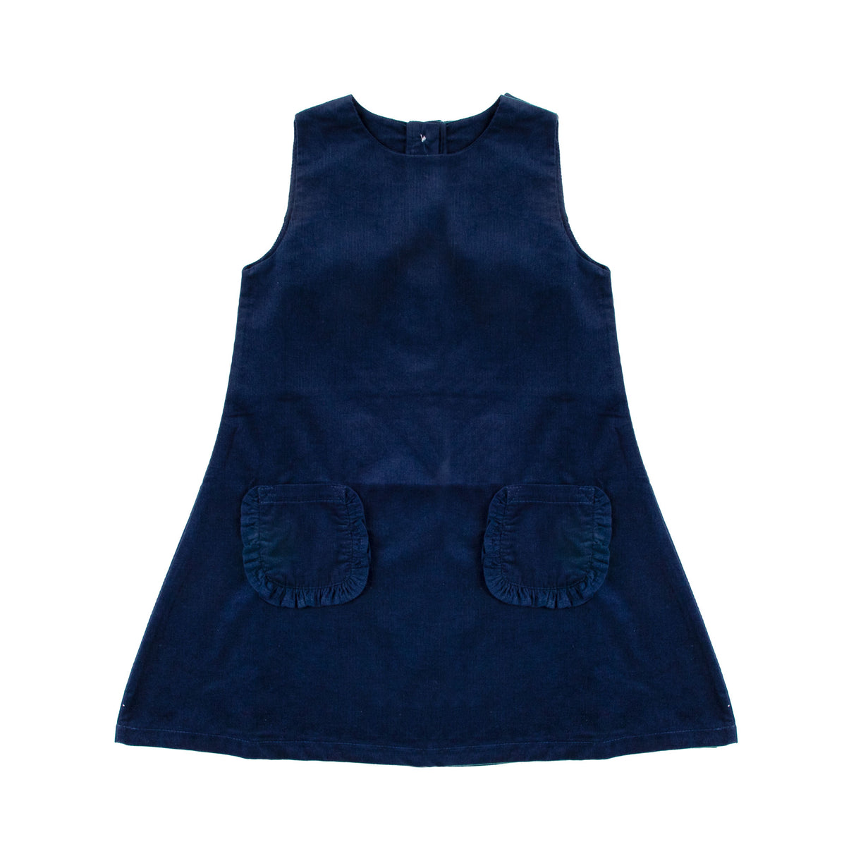 Navy Corduroy Graycen Jumper Dress